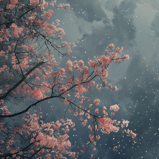 Transport listeners to a whimsical realm where cherry blossoms drift under a starlit sky, filled with delicate, twinkling melodies that create a serene, fantasy like experience.