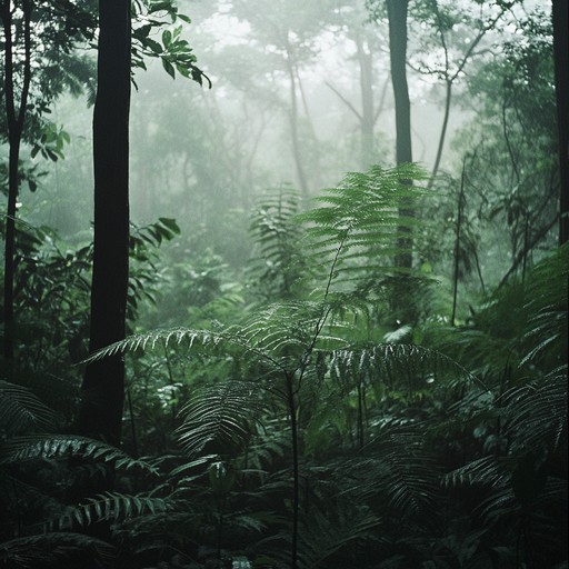 Imagine wandering through a lush, echoing forest, where each step brings a sense of inner peace and connectivity to nature. This alternative version adds a reverberating echo to enhance the depth and complexity of the forest sounds.