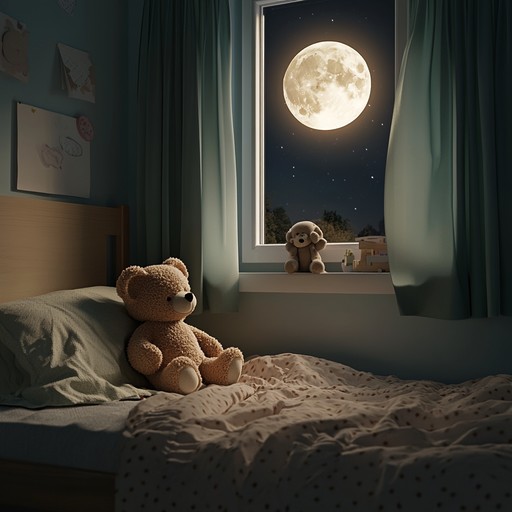 A soft, calming instrumental nursery rhyme designed to lull young children into peaceful sleep. The arrangement uses tender melodies and harmonies to create a safe, comforting auditory environment. Each note is carefully placed to evoke a sense of warmth and security, making it perfect for bedtime routines. Gentle crescendos and diminuendos add a dynamic, flowing quality to the piece, ensuring a cozy listen.