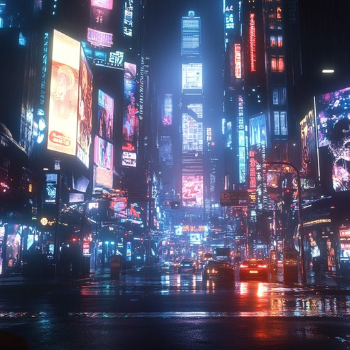 Experience the pulse of a neon lit cityscape where digital beats and city noises create a futuristic urban experience. Combining pulsating synth patterns with glitchy rhythms, it captures the electric feel of roaming through a high tech metropolis.