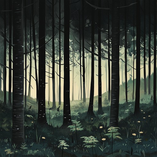 Delving deeper into the serene and mystical realms, this alternative version recreates the ancient forest's more pronounced echoes, with sounds that resonate more clearly, like distant waterfalls and wildlife stirring at dusk. This version emphasizes a slightly bolder dynamic while still maintaining a core of profound tranquility.