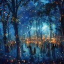 magical beats creating an exciting forest dance festival