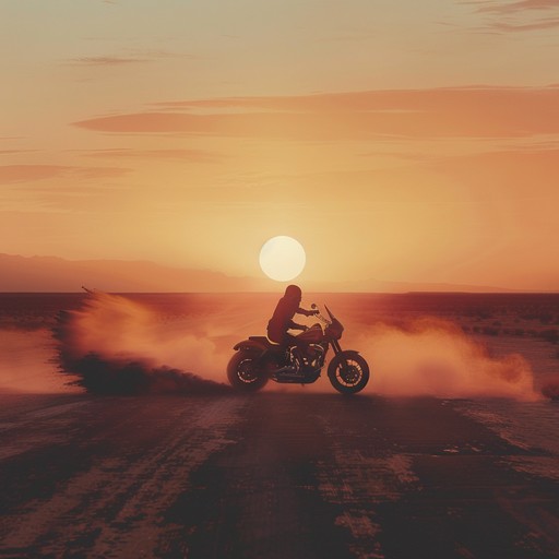 Experience the spirit of the modern wild west with this energetic, foot tapping country instrumental. The driving electric guitar riffs set a bold tone, perfect for capturing the adventurous spirit of the open road and untamed landscapes.