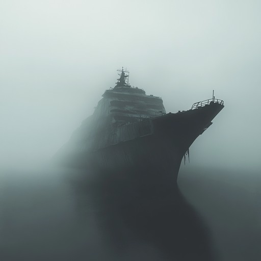 A chilling instrumental piece evoking the ghostly presences aboard ancient russian naval ships. The eerie sounds of the accordion blend with the creaking of old wood and the distant echoes of foghorns, creating a mysterious and unsettling atmosphere. Listeners are transported to a foggy sea where unseen specters whisper tales of long lost voyages and battles beneath an ominous sky.