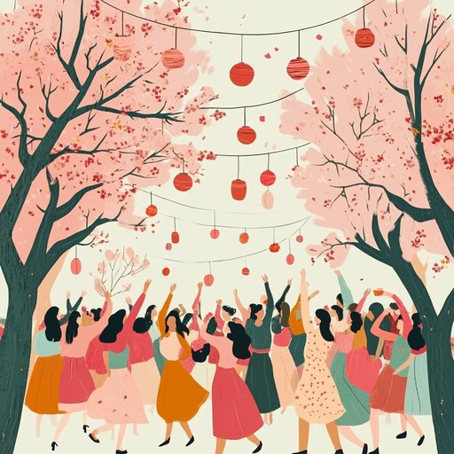 A high energy j pop tune that embodies the joyful spirit of a spring festival. Filled with bright melodies and lively beats, it paints a picture of sakura blossoms, dancing, and laughter under the sun.