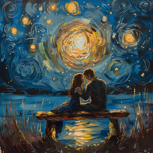 This enchanting pop rock instrumental captures the magic and romance of a starry night sky. Shimmering guitar melodies intertwine with lush synth pads, creating an atmosphere of wonder and love. The steady drumbeat and groovy bassline keep the energy flowing, while the soaring lead guitar lines evoke a sense of adventure and possibility. Perfect for a road trip under the stars or a cozy evening with that special someone.