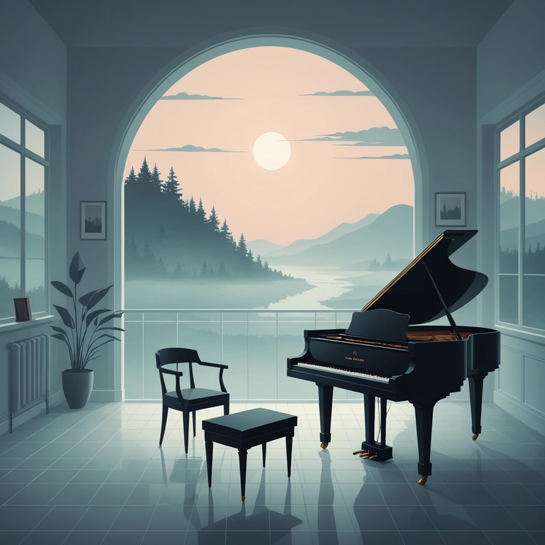 A pianistic journey through haunting landscapes of solitude and the subtle whispers of the unknown, emphasizing ethereal and chilling nuances in each melody.