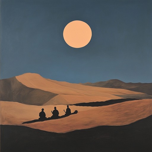 A captivating instrumental with rich bongos and ethereal soundscapes, transporting listeners to the heart of a mystical desert. The blend of intricate rhythms and floating melodies crafts a hypnotic and entrancing rumba.