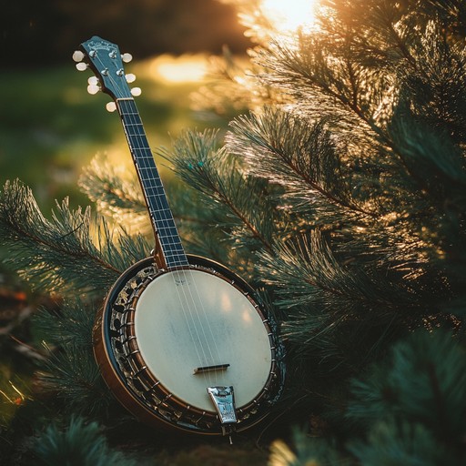 An upbeat bluegrass instrumental featuring spirited banjo riffs and lively rhythms that evoke the joy of exploring mountain trails.