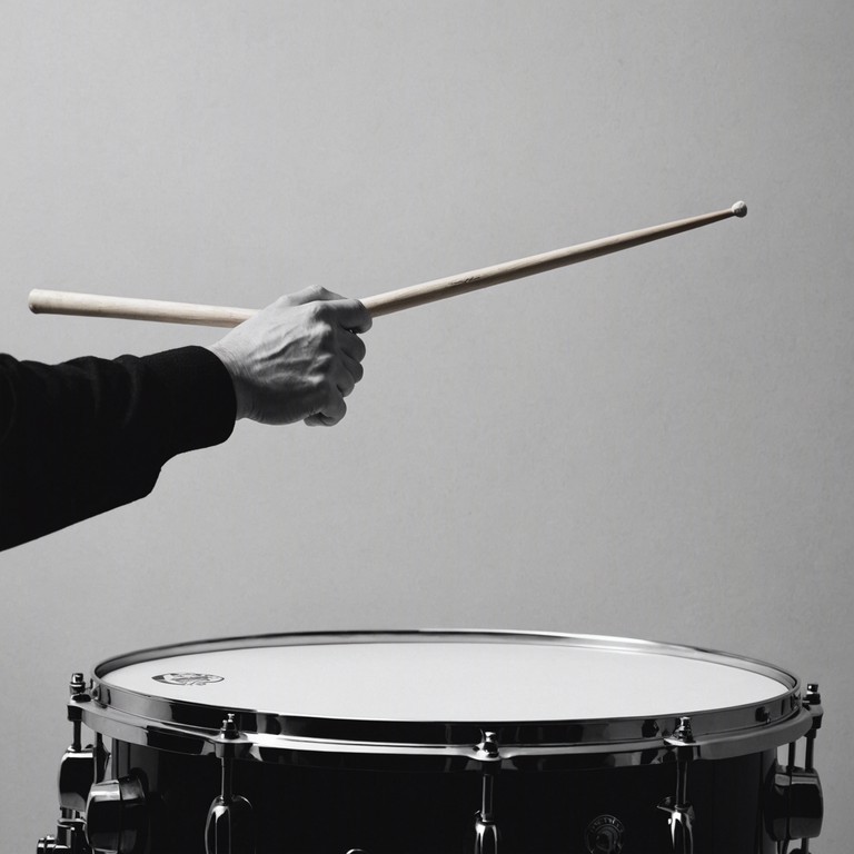 The solo drum performance guides listeners on an emotional exploration. Smooth transitions from high energy crashes to quiet taps capture a spectrum of emotional depths, perfect for self reflection or creative inspiration.