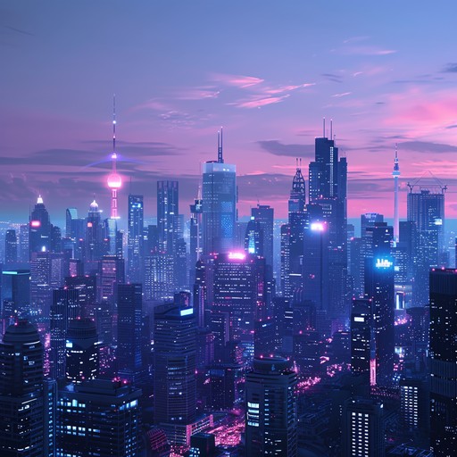 Travel through neon lit cityscapes with a pulsing synthwave track that combines 80s nostalgia with deep emotional intensity, featuring lush synthesizer melodies and driving basslines perfect for a twilight drive. Let the music build, evoking a passionate love story under the fluorescent lights