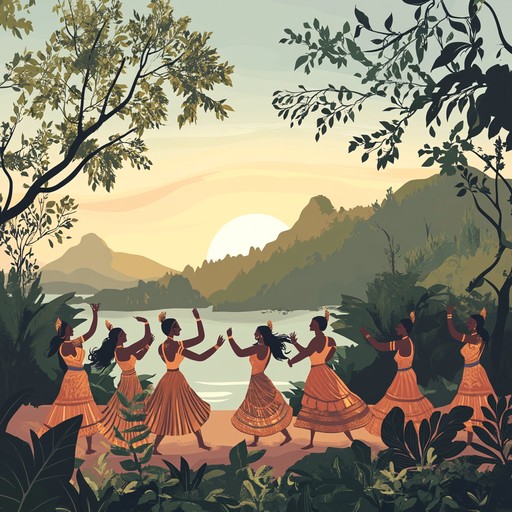 A lively musical arrangement featuring the driving beats of the djembe, accompanied by melodic elements that evoke a sense of communal celebration. This track is designed to uplift and energize, perfect for scenes of dance and festivity.