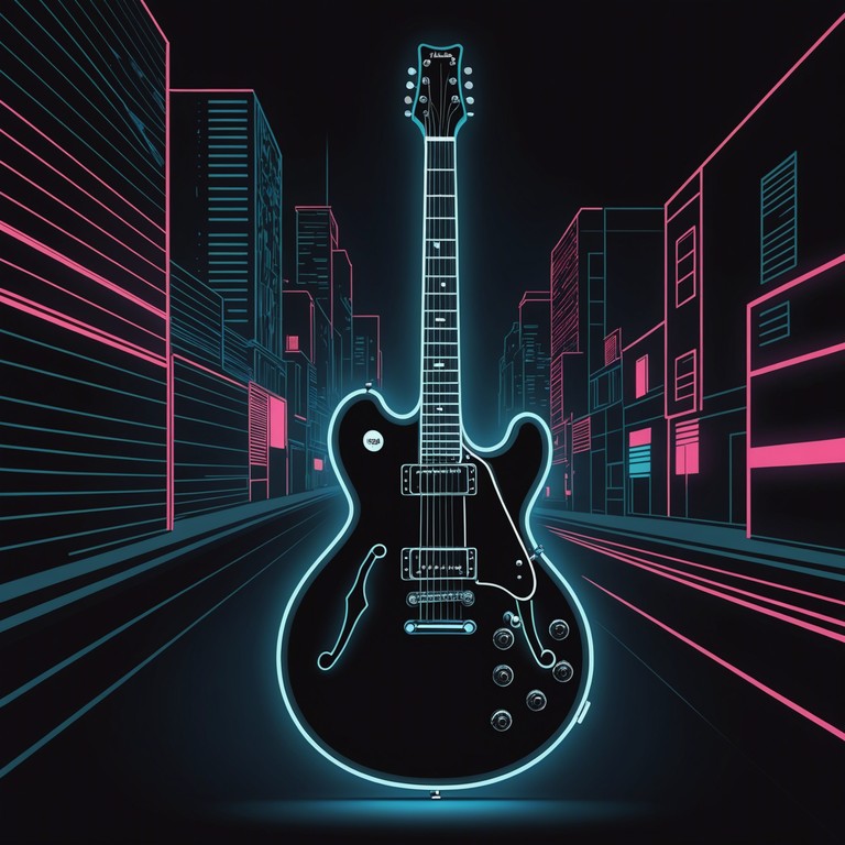 Imagine a musical journey that captures the essence of a city at night, filled with the vivid contrasts between shadow and neon light. The electric guitar commands attention, carving out melodies that echo through bustling streets, encapsulating the spirit of youth and rebellion.