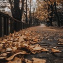 soft melodies rise with every leaf's fall.