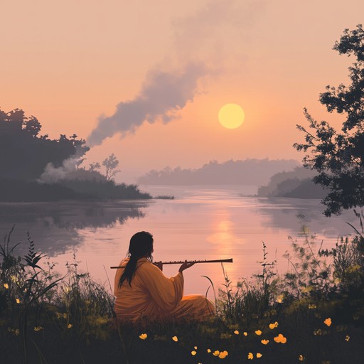 An instrumental piece where traditional cumbia rhythms intertwine with spiritual chants, creating a harmonious and ethereal atmosphere. The rhythm of the cumbia beat serves as the heartbeat, while ambient sounds and traditional instruments uplift the piece, taking listeners on a sacred journey.