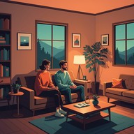 soft melody, warm tones, intimate setting