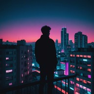 cruise through nostalgic, neon lit synthwave soundscapes