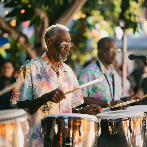 Incorporating lively elements of carnival, this uk jack swing track delivers uplifting, whimsical, and playful melodies, driven by steel drums and catchy synth lines. The rhythm is infectious and sure to get listeners in a joyful, festive mood.