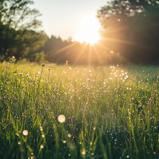 This composition evokes a calm morning in a peaceful meadow with a gentle melody carried by the piano and underscored by subtle orchestral sweeps. Ideal for moments of reflection or deep relaxation, it builds a warm, inviting atmosphere as the music progresses. The dynamic range is subdued, nurturing a sense of tranquility and unity with nature. Perfect for cinematic applications, meditation, or peaceful background music.