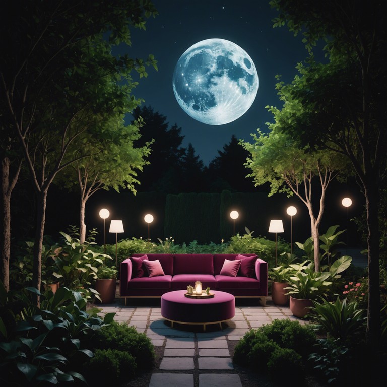 In velvet moonlight serenade, the sounds of the violin ascend into a lush soundscape, where modern beats meet the sway of classical influences under a glamorous moonlit sky. It's a track that brings a touch of the cosmopolitan to the natural feel of acoustic strings.