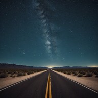 majestic ride under looming stars, full of wonder.