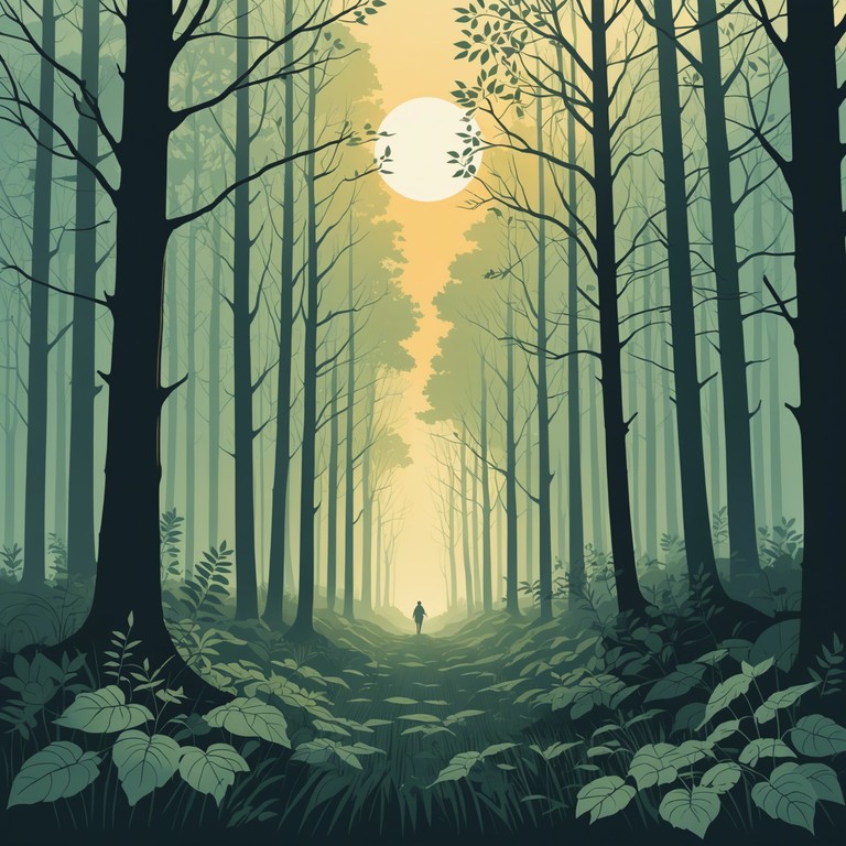 Imagine a gentle echo bouncing softly between ancient wooded sentinels, fostering a tranquil connection with nature's soul.