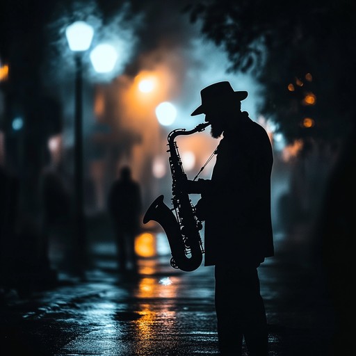 A captivating instrumental piece that blends smooth jazz elements with dark ambient tones, evoking the mysterious allure of a city at night. The track weaves sultry saxophone melodies with atmospheric soundscapes, creating an immersive experience that transports listeners through shadowed streets and moonlit avenues.