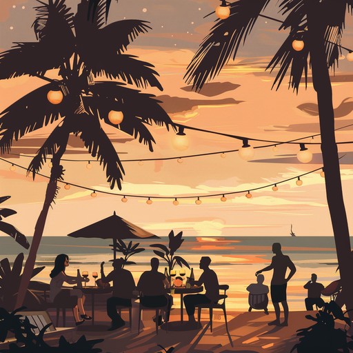 A rich mix of jazz and lounge sounds, this track captures the essence of a warm summer evening celebration by the beach. With smooth saxophone melodies and a joyful vibe, it sets the perfect mood for any relaxed, festive occasion.