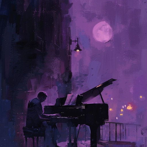 Picture a dimly lit jazz club, with a soft spotlight illuminating the stage as a saxophonist plays a soulful melody that speaks directly to the heart of the night. The music swirls around the room, carrying tales of love and longing.