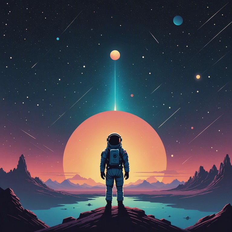 This piece transports the listener on an epic journey through the cosmos, with sweeping orchestral arrangements that simulates the majesty of a forgotten civilization. The composition gradually builds from a serene opening to a powerful crescendo, reminiscent of galactic battles and peaceful resolutions. It's both a homage and a discovery, exploring the tensions and harmonies of a universe long gone.