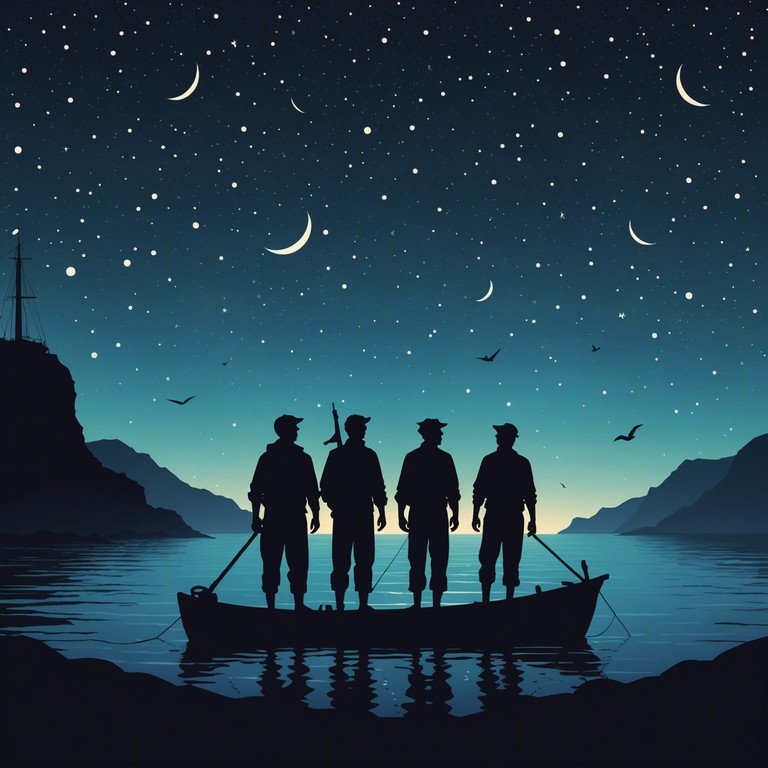 Capturing the vivacity and spirit of russian sailors, this piece combines the nostalgic sound of the accordion with a freeing, groovy tempo, embodying the joy and camaraderie of navy life under a starlit sky.