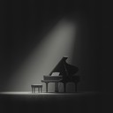 gentle piano notes evoke wistful, minimalist reflection.