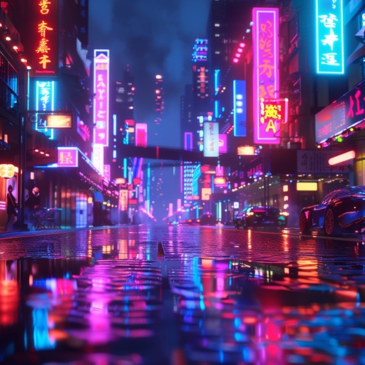 A fast paced, exhilarating instrumental track that combines throbbing synths and dynamic drum patterns with a vibrant, neon colored soundscape. Perfect for high energy scenes, sports highlights, or dance floors. The track builds up with layers of textures, creating a sense of urgency and unstoppable momentum, drawing listeners into a fast paced journey through an illuminated urban jungle.