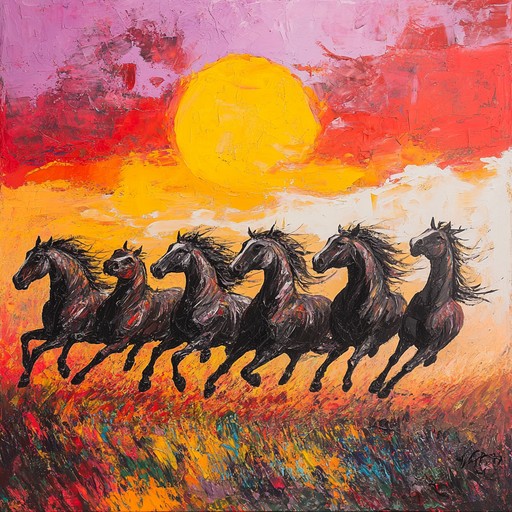 Delving deeper into the soul of the wilderness, this alternative version emphasizes the natural symphony of wind, movement, and animal instincts. The piece artistically crafts higher tempos and a broader soundscape to paint a vivid picture of adventure under the open sky, capturing the thrill of racing against the wind.