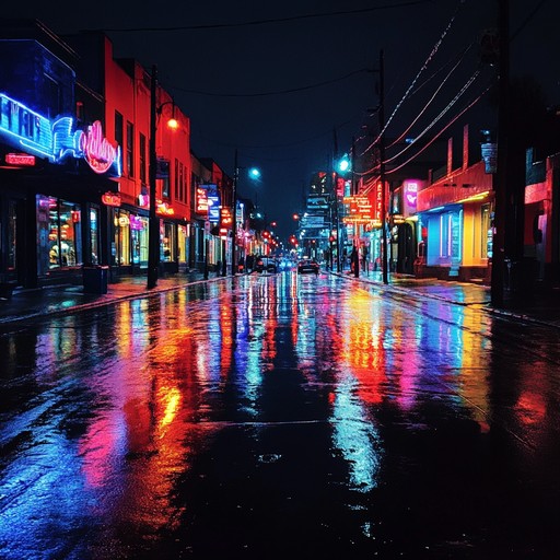 In a blending of japanese classical instruments and modern synthesizer rhythms, this track evokes the feeling of walking through a neon lit cityscape during a gentle rain. The sound of the koto provides a traditional texture, contrasting with the aggressive tempo and electronic ambiance, creating a vibrant yet introspective journey through sound.