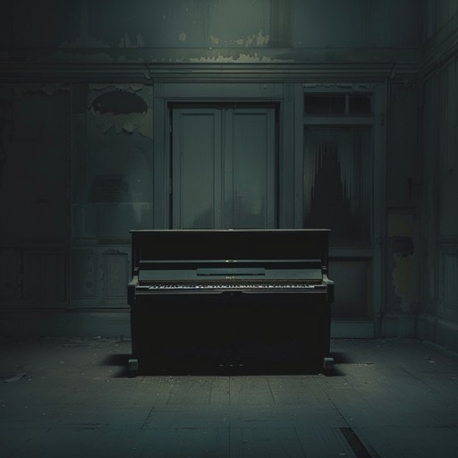 A melancholic instrumental where the piano's notes, heavy with reverb and overtones, mirror the deep introspection of a solitary soul. The composition moves slowly, enveloping the listener in a brooding atmosphere, perfect for monologues of shadowed thoughts and distant memories.