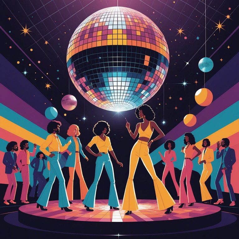 Revisit the electric atmosphere of the 1970s discotheques with this track, emphasizing rhythmic guitar grooves and animated bass lines that bring back the era of dance and exuberance. The music is perfect for those seeking a nostalgic trip to the past while experiencing the unadulterated joy of danceable music.