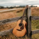 tender acoustic melody reflecting serene, heartwarming countryside moments