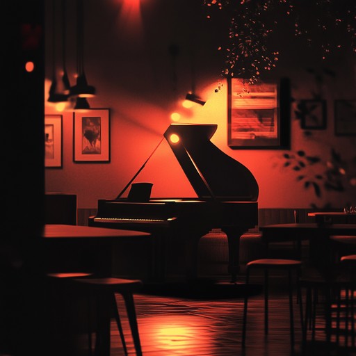 An instrumental jazz house song that combines the warmth of smooth piano chords with gentle electronic beats, creating a cozy and intimate atmosphere perfect for late night relaxation.