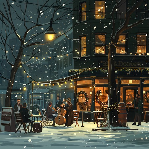 This festive track combines uplifting jazz melodies with soulful undertones, creating a beautiful ambiance for holiday celebrations. The lively saxophone, bold piano, and smooth basslines bring a unique and elegant holiday spirit.