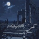 echoing shadows and whispered secrets in solemn serenity