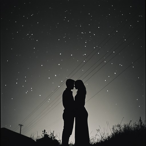 This composition captures the essence of a romantic evening as delicate sounds mimic the gentle whispers of lovers under a star filled sky. The use of the harp adds a soft, ethereal quality, weaving a melody that floats like a gentle breeze through twilight. The piece is designed to evoke the feeling of closeness, warmth, and the tender moments shared by two souls in harmony.