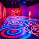 high energy electronica, euphoric beats, transcendent dance atmosphere