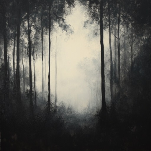 Submerge into an otherworldly experience with a haunting soundscape of ambient forest noises, eerie tones, and ethereal whispers. This track conjures images of ancient woods where spirits weave tales in the shadows, creating an unnerving and immersive atmosphere.