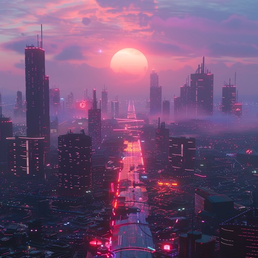 An exhilarating future bass track with liberating synthwave vibes, featuring pulsating basslines, shimmering synths, and uplifting chord progressions. The composition builds up energetically, creating a wave of euphoric, futuristic soundscapes, perfect for moments of personal freedom and triumph.