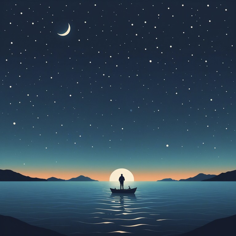 A calming instrumental that captures the essence of a peaceful night at sea, with gentle waves and a soft breeze. This song evokes the solitude and vastness of the ocean as seen through the eyes of a russian sailor, reflecting a deep connection to the natural world and an introspective journey.