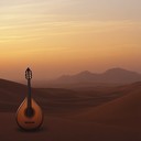 melodic oud under a star filled desert night