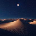 gentle melodies blend with soft rhythms under desert moon