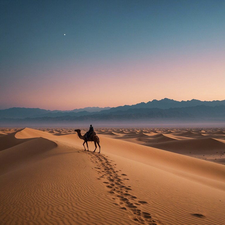 This instrumental track captures the essence of a mysterious, ancient journey across the middle east, evoking visions of sand dunes and starlit skies. Traditional instruments weave a haunting melody that speaks of age old secrets and enduring spirits.