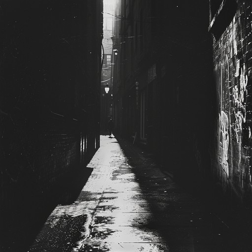 An exhilarating journey through dark retro alleys, filled with pounding bass and suspenseful melodies. Picture vintage noir themes with a modern twist. Perfect for high energy scenes needing an oldies touch.